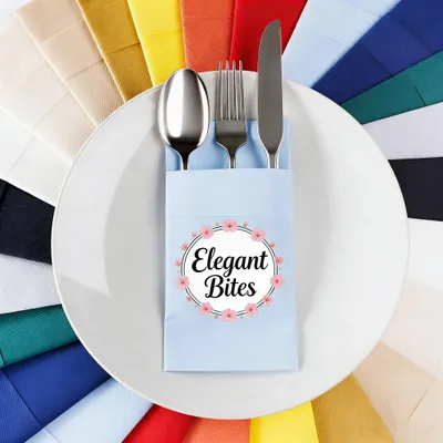 Custom Pocket Napkin - Custom Coasters Now