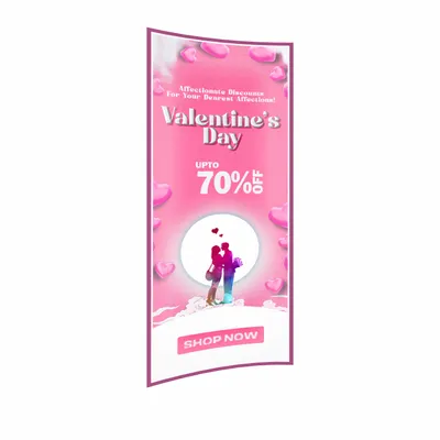 SEG Curved Lit Display Graphics - Custom Coasters Now