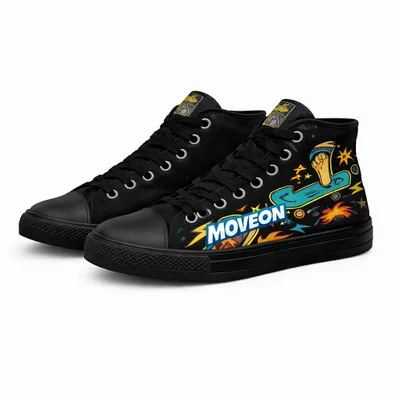 High Top Canvas Sneakers