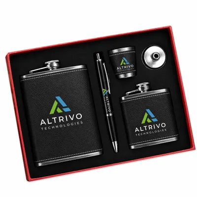 Camping Flask Sets - Custom Coasters Now