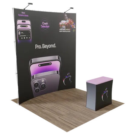 8’ x 8’ Trade Show Displays - Custom Coasters Now