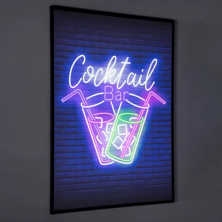LED Backlight Display - Custom Coasters Now