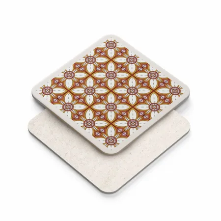 Abstract Ceramic Tile Coasters Bold and Modern - Custom Coasters Now