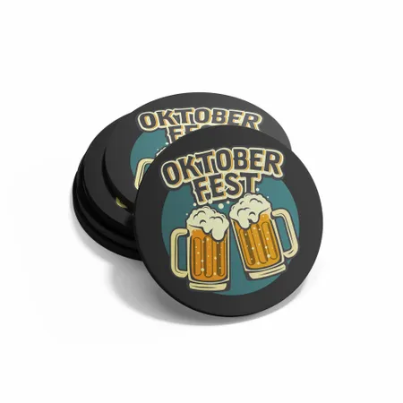 Black Oktober Fest Coaster - Custom Coasters Now