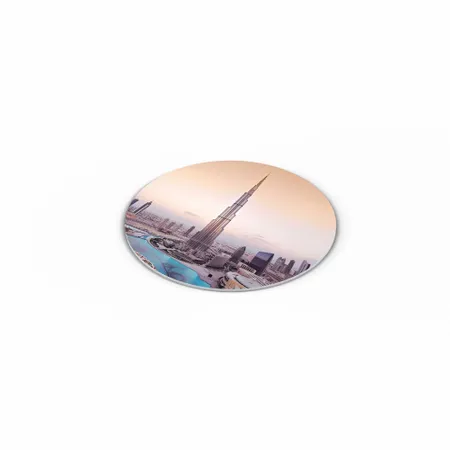 Burj Khalifa Fiberboard Photo Coaster - Custom Coasters Now