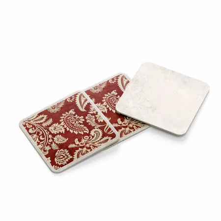 Ceramic Tile Coasters Timeless Elegance - Custom Coasters Now