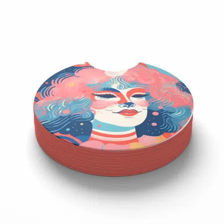 Custom Absorbent Car Coasters - Custom Coasters Now