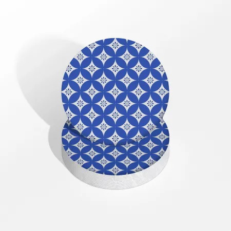 Custom Blue Coasters - Custom Coasters Now