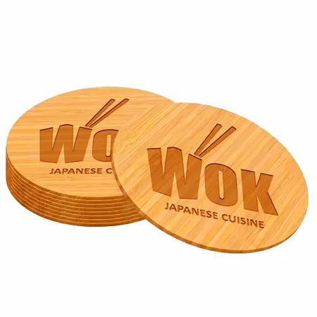 Custom Brown Coasters - Custom Coasters Now