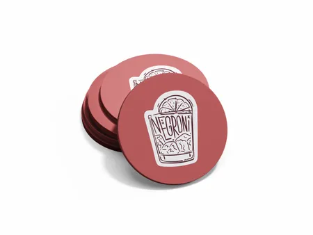 Custom Cocktail Coasters - Custom Coasters Now