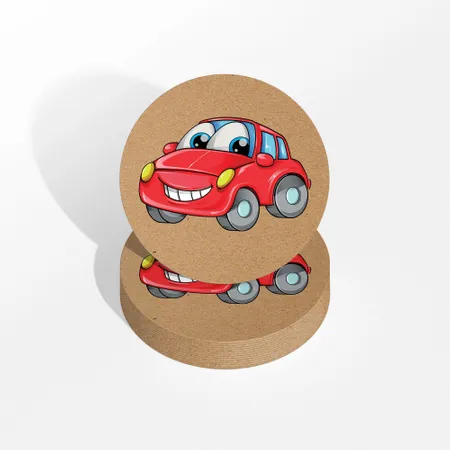 Custom Cute Car Coasters - Custom Coasters Now