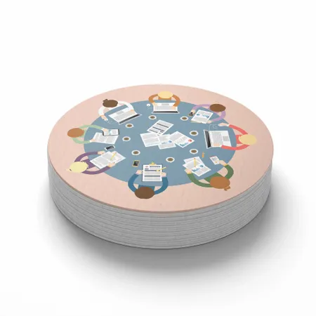 Custom Desk Coasters - Custom Coasters Now