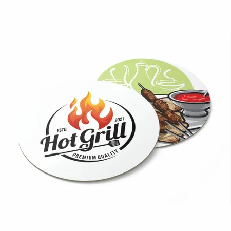 Custom Double Sided Coasters - Custom Coasters Now