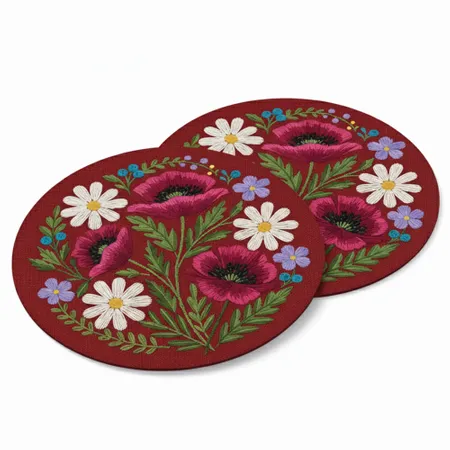 Custom Floral Coasters - Custom Coasters Now