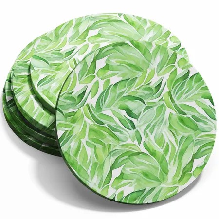 Custom Green Coasters - Custom Coasters Now