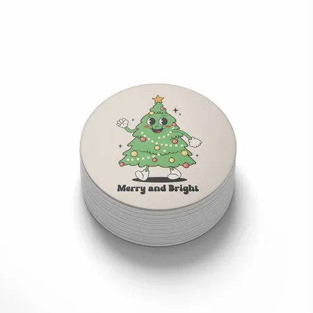 Custom Holiday Coasters - Custom Coasters Now