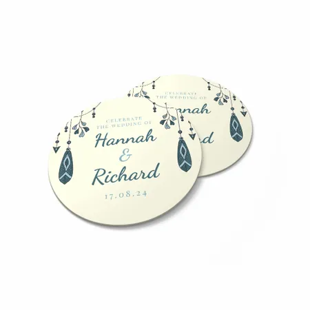 Custom Initial Coasters - Custom Coasters Now