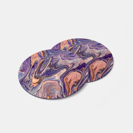 Monogram Agate Coasters - Custom Coasters Now