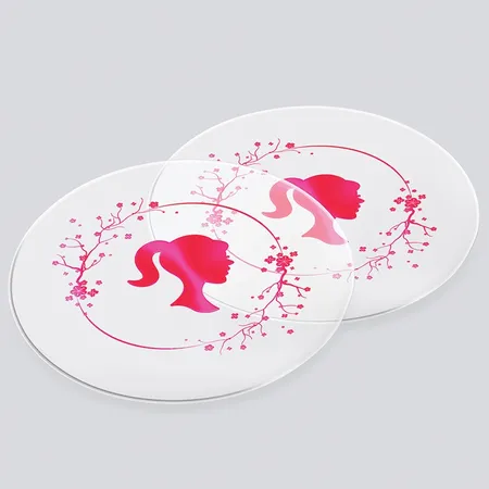 Custom Monogrammed Acrylic Coasters - Custom Coasters Now