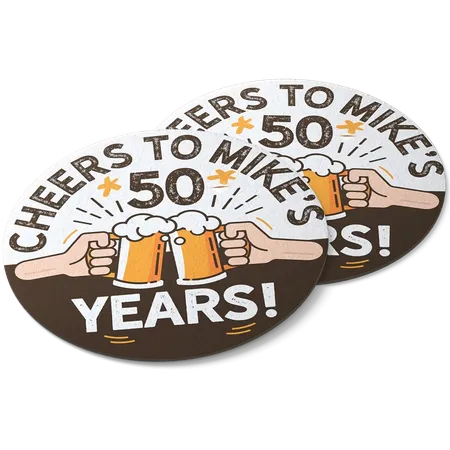 Custom Paper Coasters - Custom Coasters Now