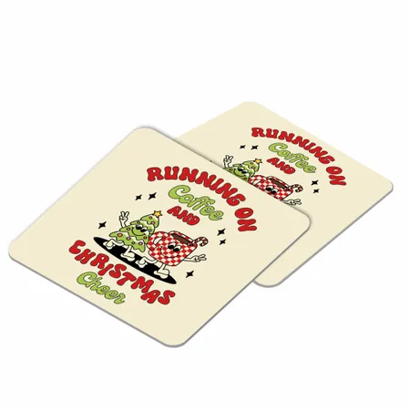 Custom Personalized Christmas Coasters - Custom Coasters Now