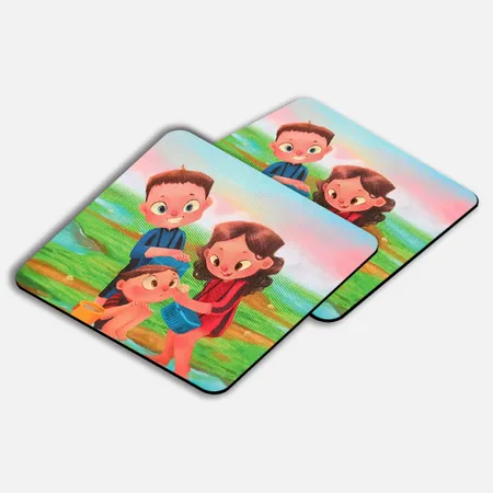 Custom Personalized Family Coasters - Custom Coasters Now