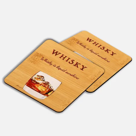 Custom Personalized Wine Bottle Coasters - Custom Coasters Now