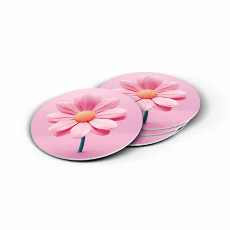 Custom Pink Coasters - Custom Coasters Now