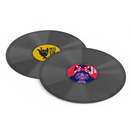Custom Record Coasters - Custom Coasters Now