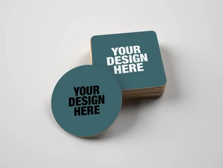 Custom Shaped Coasters - Custom Coasters Now