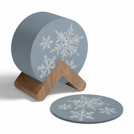 Custom Snowflake Coasters - Custom Coasters Now