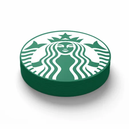 Custom Starbucks Coasters - Custom Coasters Now