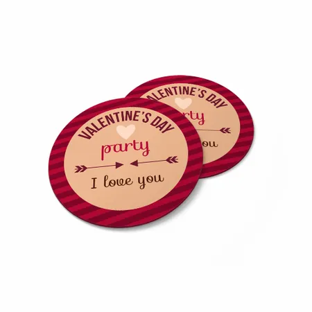 Custom Valentine Coasters - Custom Coasters Now