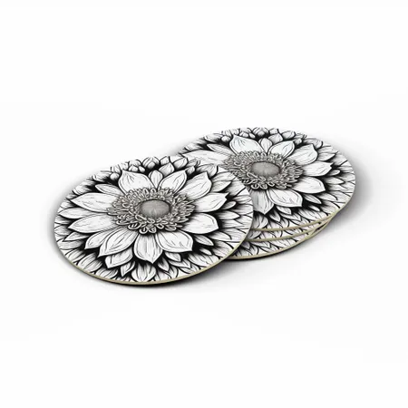 Custom White Coasters - Custom Coasters Now