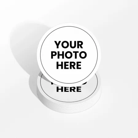 Fully Customizable Photo Fiberboard Coasters - Custom Coasters Now
