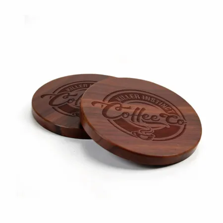 Killer Instinct Coffee Co. Wooden Coaster - Custom Coasters Now