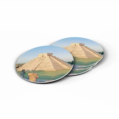 Palenque Fiberboard Photo Coaster - Custom Coasters Now