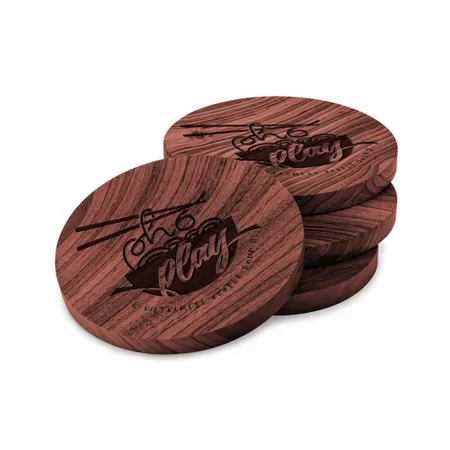 Playful Moments Wooden Coaster - Custom Coasters Now