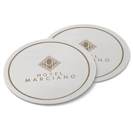 Absorbent Paper Debossed - Custom Coasters Now
