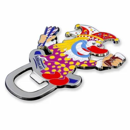 Clown Bottle Opener Keychain Clown Bottle Opener Keychain - Custom Coasters Now