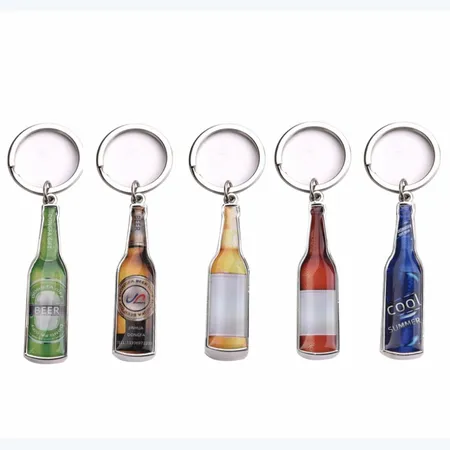 Liquor Bottle Opener Keychain Liquor Bottle Opener Keychain - Custom Coasters Now