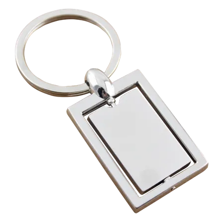 Spinning Square Metal Keychain Spinning Square Metal Keychain - Custom Coasters Now