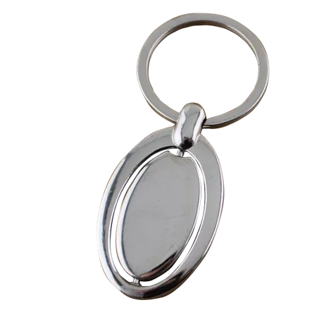 Spinning Oval Metal Keychain Spinning Oval Metal Keychain - Custom Coasters Now