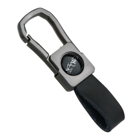 Gun Metal Caribiner Keychain Gun Metal Caribiner Keychain - Custom Coasters Now