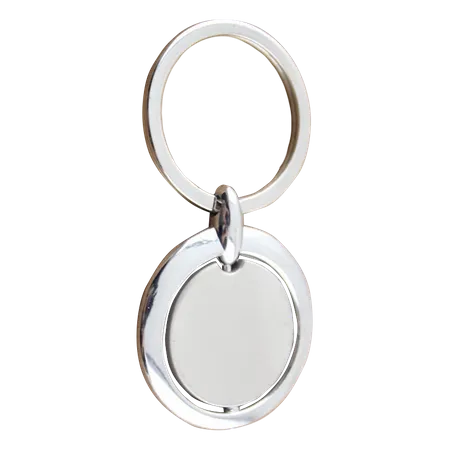 Spinning Circle Metal Keychain Spinning Circle Metal Keychain - Custom Coasters Now