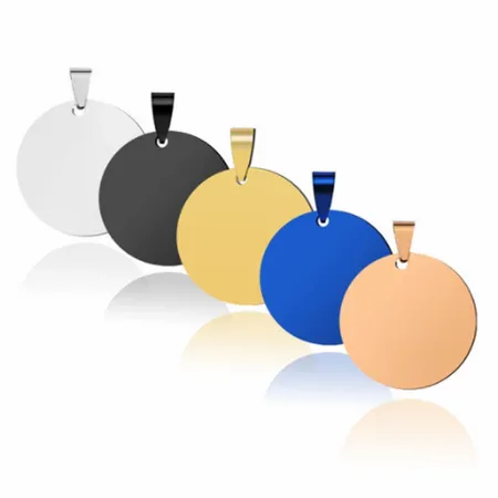 Full Color Circle Metal Keychain Full Color Circle Metal Keychain - Custom Coasters Now