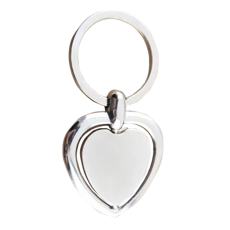 Spinning Heart Metal Keychain Spinning Heart Metal Keychain - Custom Coasters Now