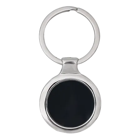 Fashionable Round Metal Keychain Fashionable Round Metal Keychain - Custom Coasters Now