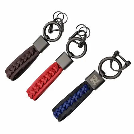 Versatile Laser Cut Leather Keychain Versatile Laser Cut Leather Keychain - Custom Coasters Now