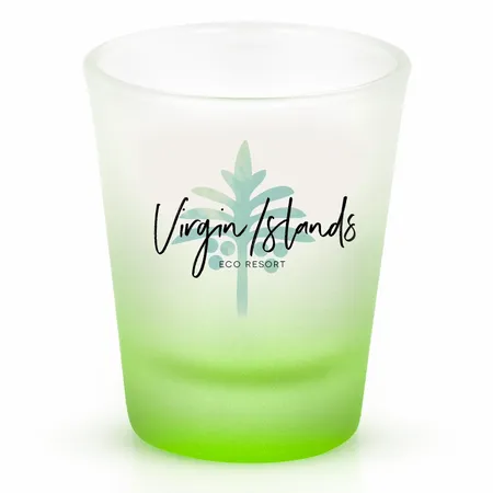 Frosted Glass Shot Glass - Custom Coasters Now